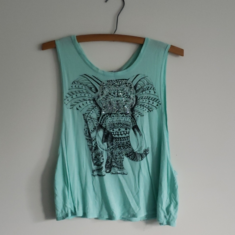 Flowy Elephant Tank w/ Gems
